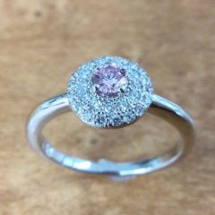 Custom Order Pink Diamond Ring20220325